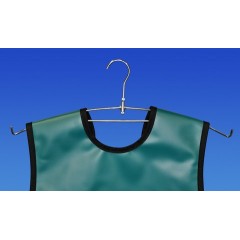 Palmero Healthcare Deluxe Coat Panoramic Apron Hanger- 21"x 9.25"